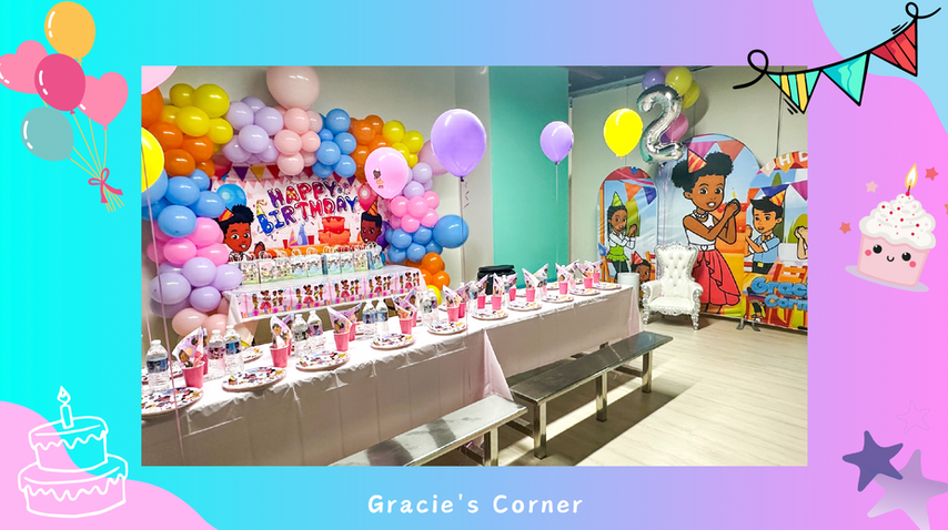 Gracie's Corner Birthday Party Theme