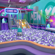 Flying Apple Toddler Area and ball pit